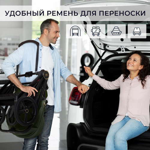 Детская коляска Sweet Baby Stella Plus Therma 2 в 1 427416 Green