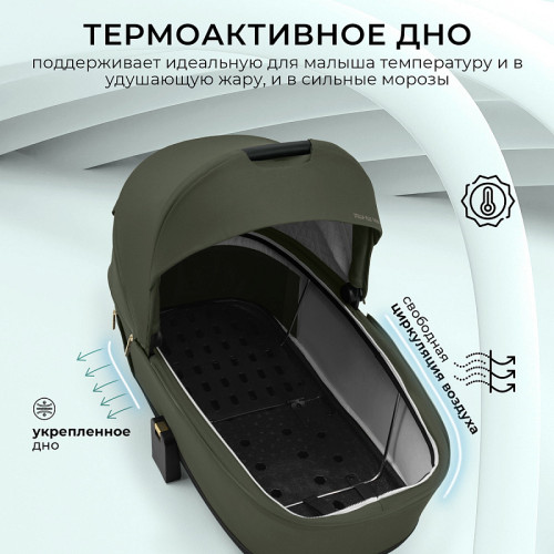 Детская коляска Sweet Baby Stella Plus Therma 2 в 1 427416 Green