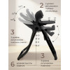 Стульчик для кормления - Электрокачели Sweet Baby Fiesta Black Gray