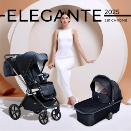 Детская коляска Sweet Baby Elegante 2 в 1 SBL Chrome Black