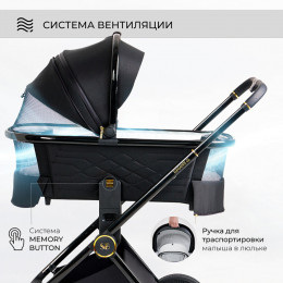 Детская коляска Sweet Baby Elegante 2 в 1 GL Black