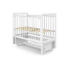 Детская кроватка Sweet Baby с маятником Vita белая