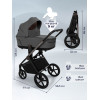 Коляска Sweet Baby 3в1 SBL Elegante Therma Dark Grey