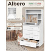 Пеленальный комод Sweet Baby Albero New Белый/белый