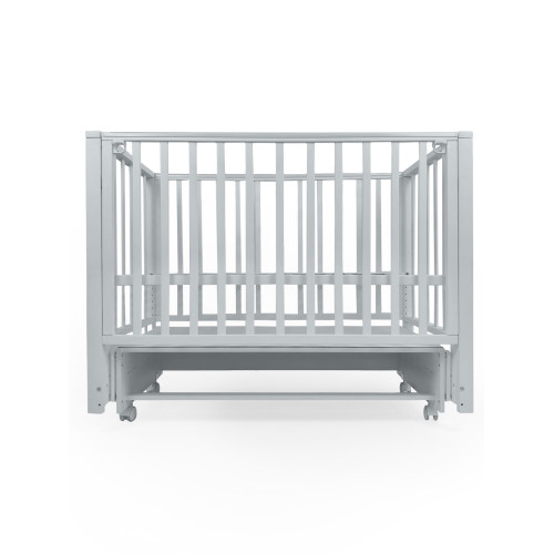 Детская кроватка Sweet Baby с маятником Vittoria Pro серая