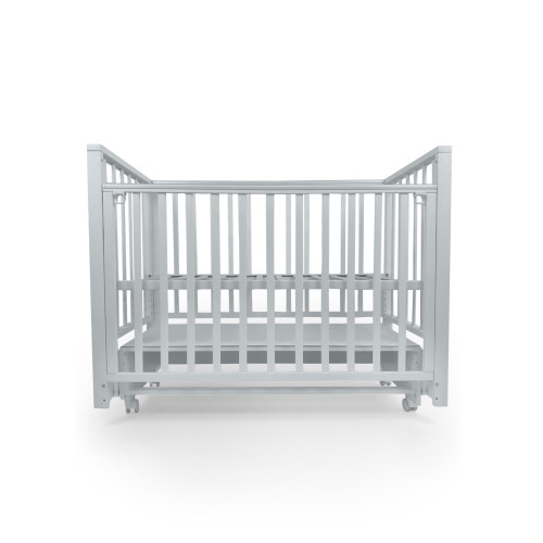 Детская кроватка Sweet Baby с маятником Vittoria Pro серая