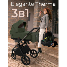 Коляска Sweet Baby 3в1 SBL Elegante Therma Green