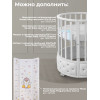 Кроватка-трансформер 7в1 Sweet Baby Brillantezza на колесах Белая
