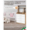 Пеленальный комод Sweet Baby Albero New Дуб канзас/аляска белая