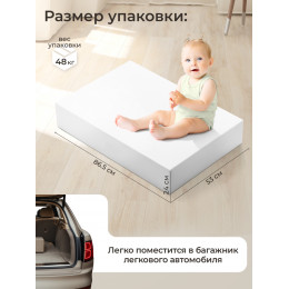 Пеленальный комод Sweet Baby Albero New Дуб канзас/аляска белая