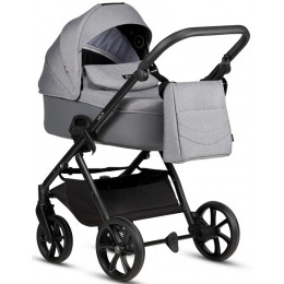 Детская коляска Tutis Leo 3 Plus 3 в 1 с автокреслом Elo Lux EduSky Black 1582227 Stone Grey