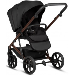 Детская коляска Tutis Viva 6 Plus Essential 3 в 1 с автокреслом Elo Lux EduSky Black 1612070 Caviar
