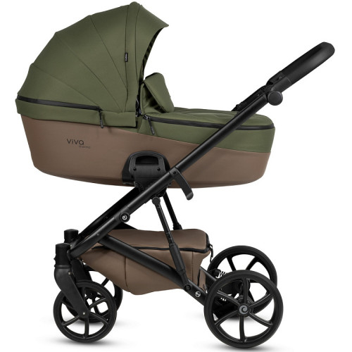 Детская коляска Tutis Viva 6 Plus Essential 3 в 1 с автокреслом Elo Lux EduSky Black 1612050 Pine