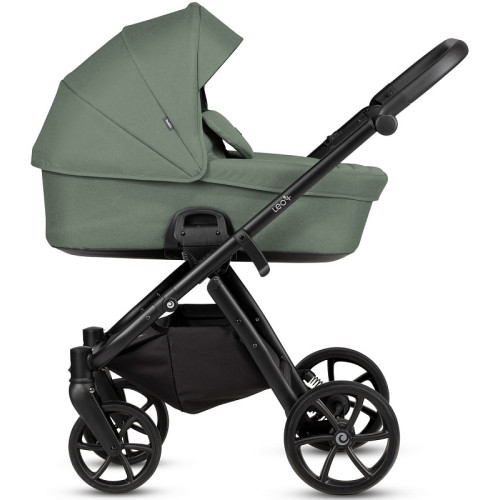 Детская коляска Tutis Leo 3 Plus 3 в 1 с автокреслом Elo Lux EduSky Black 15822039 Sage