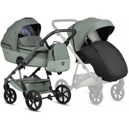 Детская коляска Tutis Viva 6 Plus Essential 3 в 1 с автокреслом Elo Lux EduSky Black 1612039 Sage